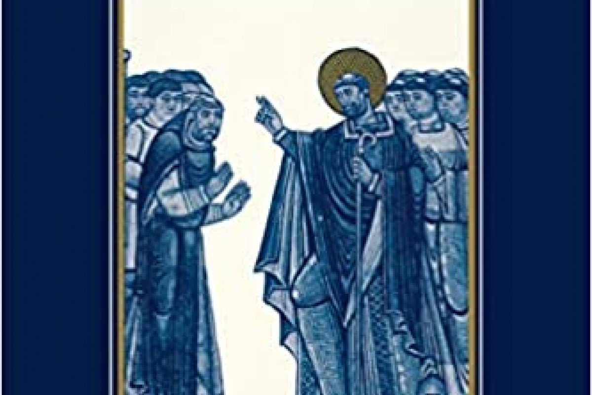 Book cover for "Images of Sainthood in Medieval Europe" showing a saint speaking to others