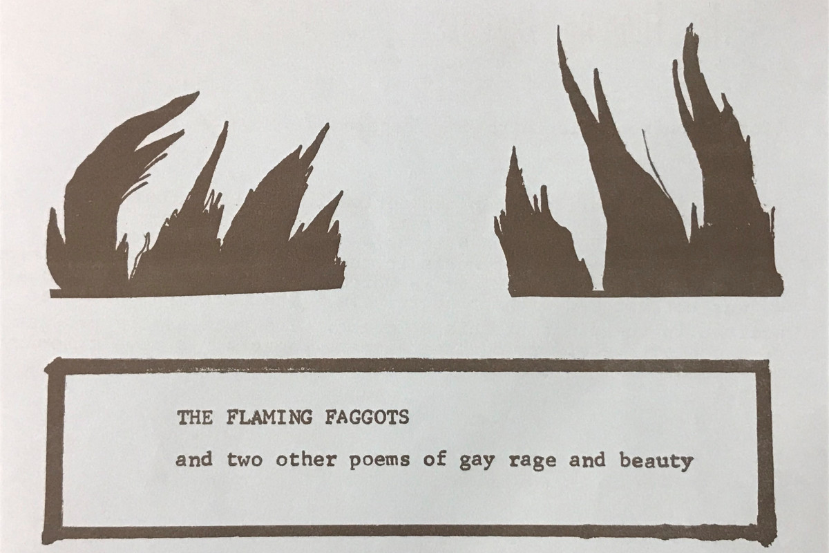 Gay Flames Pamphlet, no. 12. RJ Alcalá gay rights and culture collection, D.602