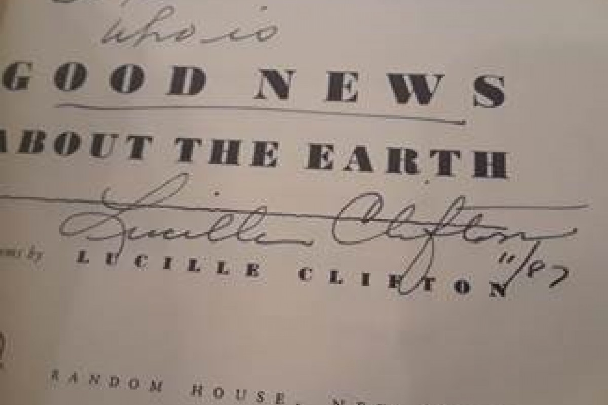 Lucille Clifton autograph