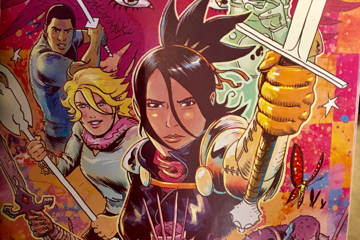 Cover of the comic book Once and Future Queen