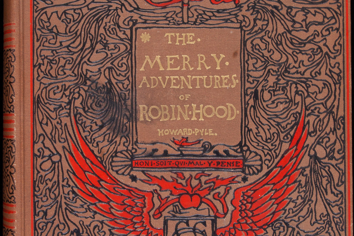 cover of Robin Hood in brown and red cloth