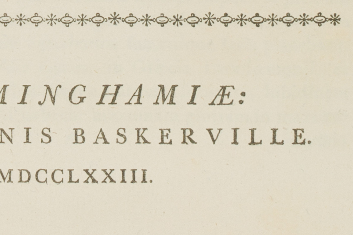 detail of title page