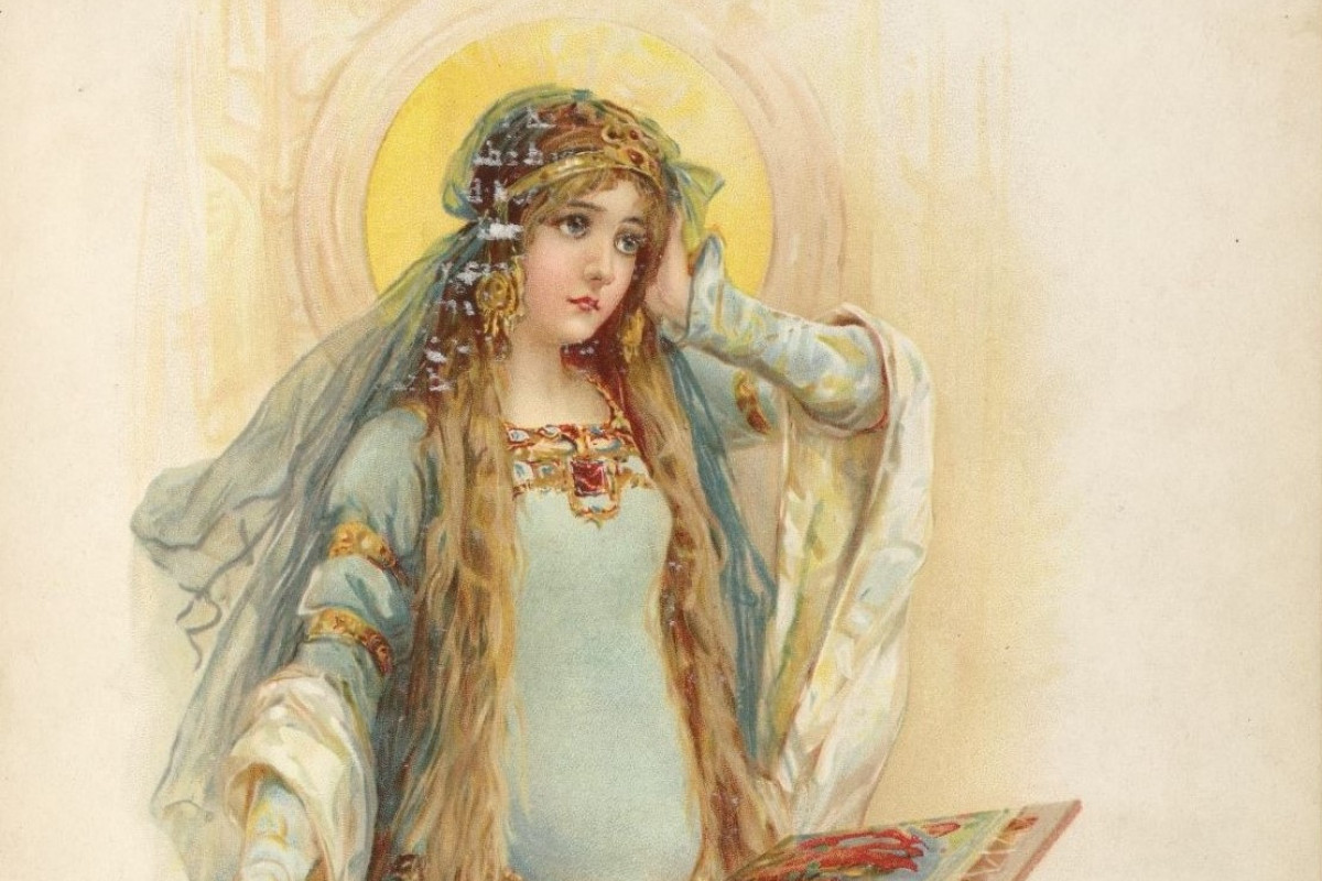 Illustration of the Lady of Shalott