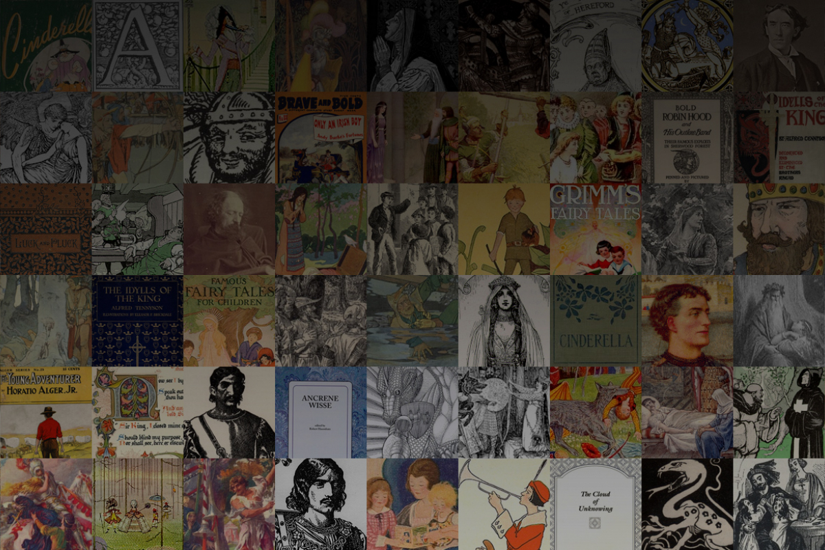 Collage of medieval art