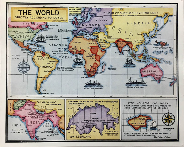Julian Wolff map of Sherlock's world 