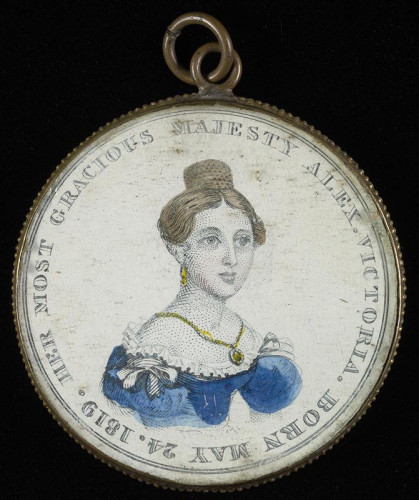 Queen Victoria image on a pendant 