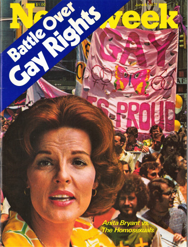 Cover of Newsweek featuring Anita Bryant 