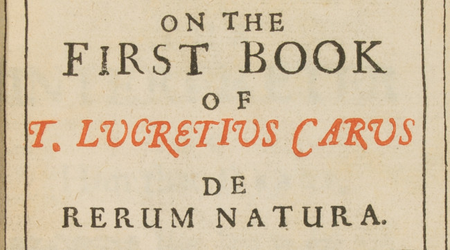 detail of title page