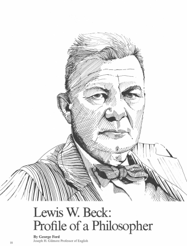 Sketch of Lewis White Beck