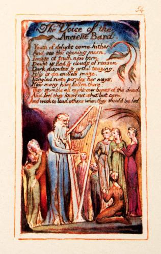 William Blake Voice of the Ancient Bard