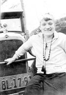 Helen Ann Mins Robbins and truck