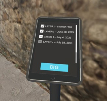 screenshot of tablet that allows users to toggle on and off layers. 