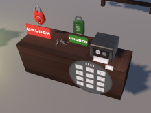 Different locks for puzzles