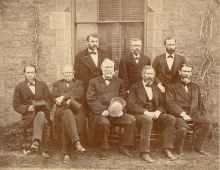 University of Rochester faculty, ca. 1870