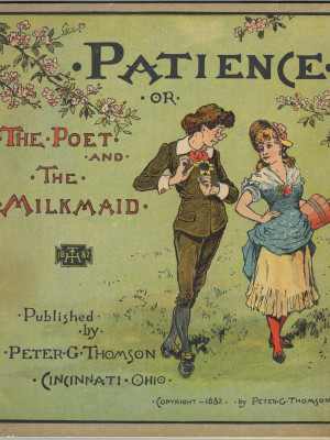 Vintage art of Patience or the Poet and the Milkmaid