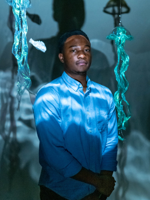 Tamuda posing for camera