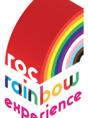 Roc Rainbow Experience Logo. 