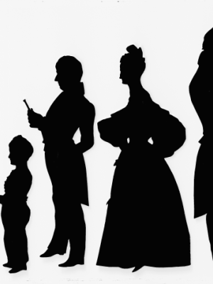 Silhouette of Seward Family