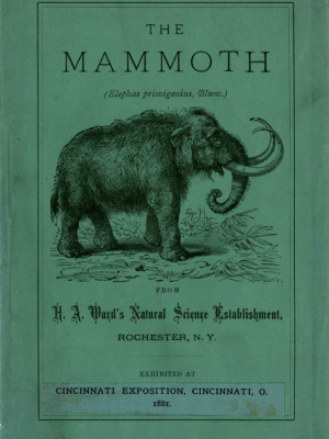 Front cover of a publication for The Mammoth from Ward's Natural Science Establisment
